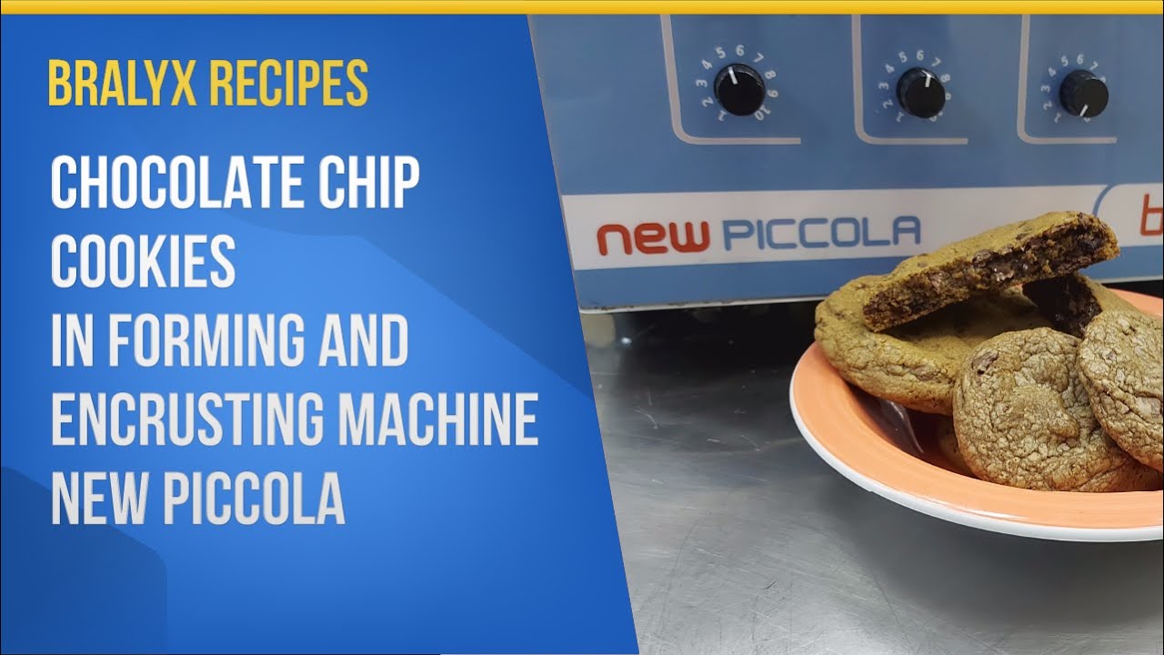 CHOCOLATE CHIP COOKIES | Forming and Encrusting Machine New Piccola | BRALYX