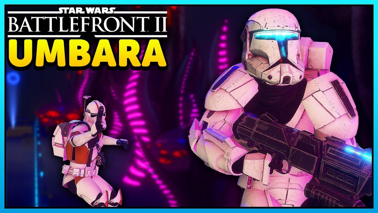 Star Wars Battlefront 2 UMBARA Map Mod Gameplay!