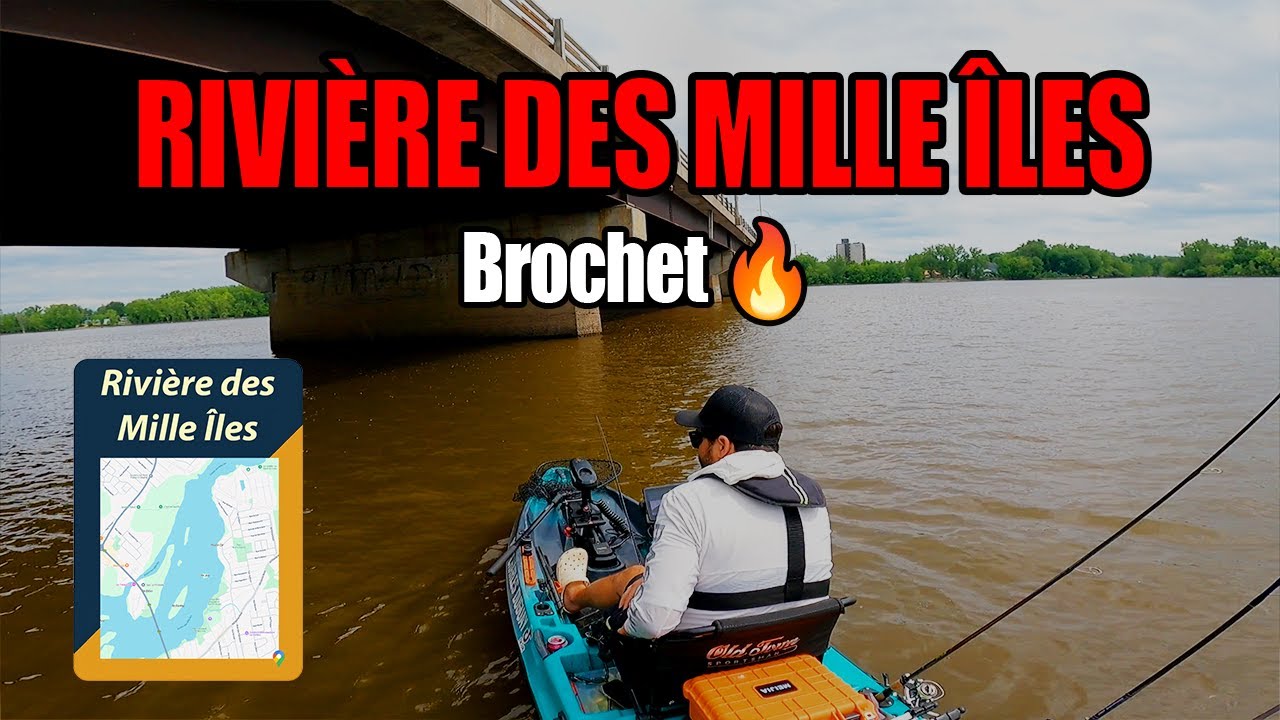Pêche au brochet | Rivière des Mille Îles (en kayak)
