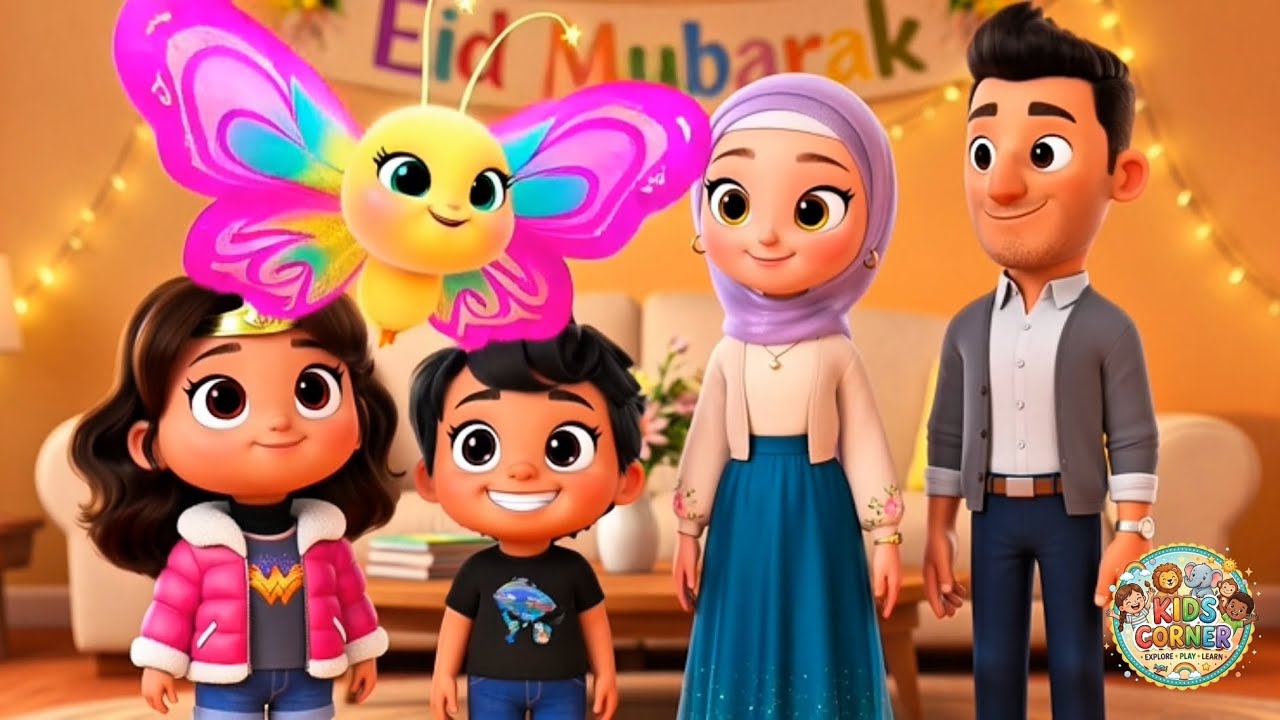 Happy Eid Mubarak! Magical Family Adventure with Lumina 🦋✨ | Kids Animated Story