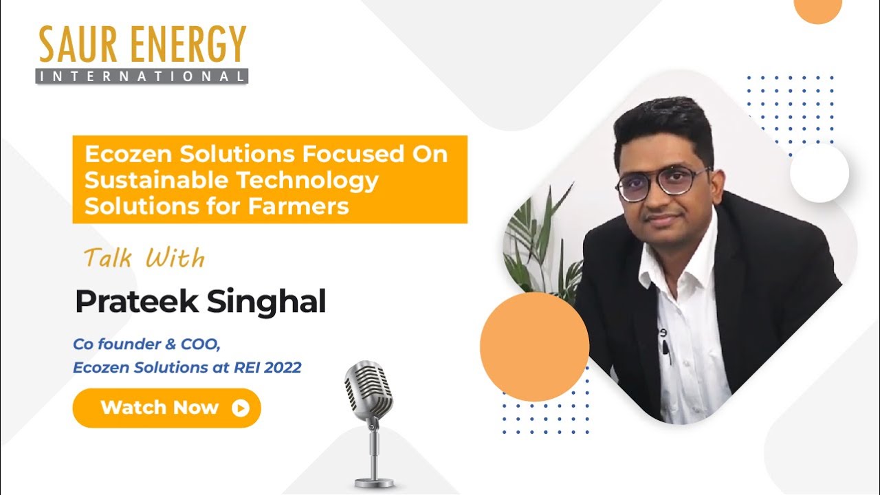 Ecozen Solutions Focused On Sustainable Technology Solutions for Farmers