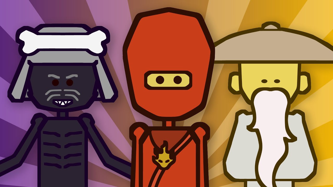 Basically Ninjago Golden Weapons