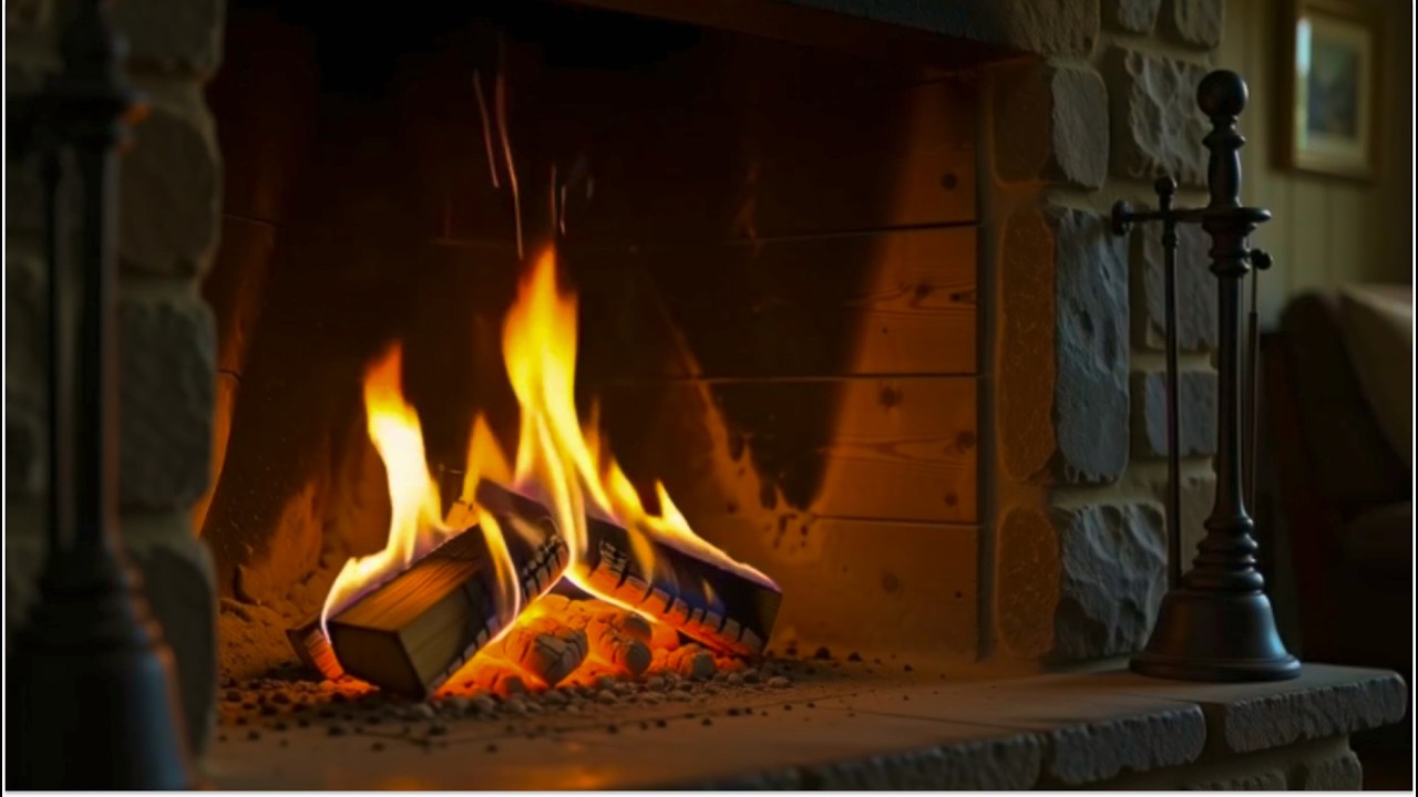 Cozy Fireplace Sounds 🔥 | Relax, Sleep & Warm Ambience | No Music | 10 Hours