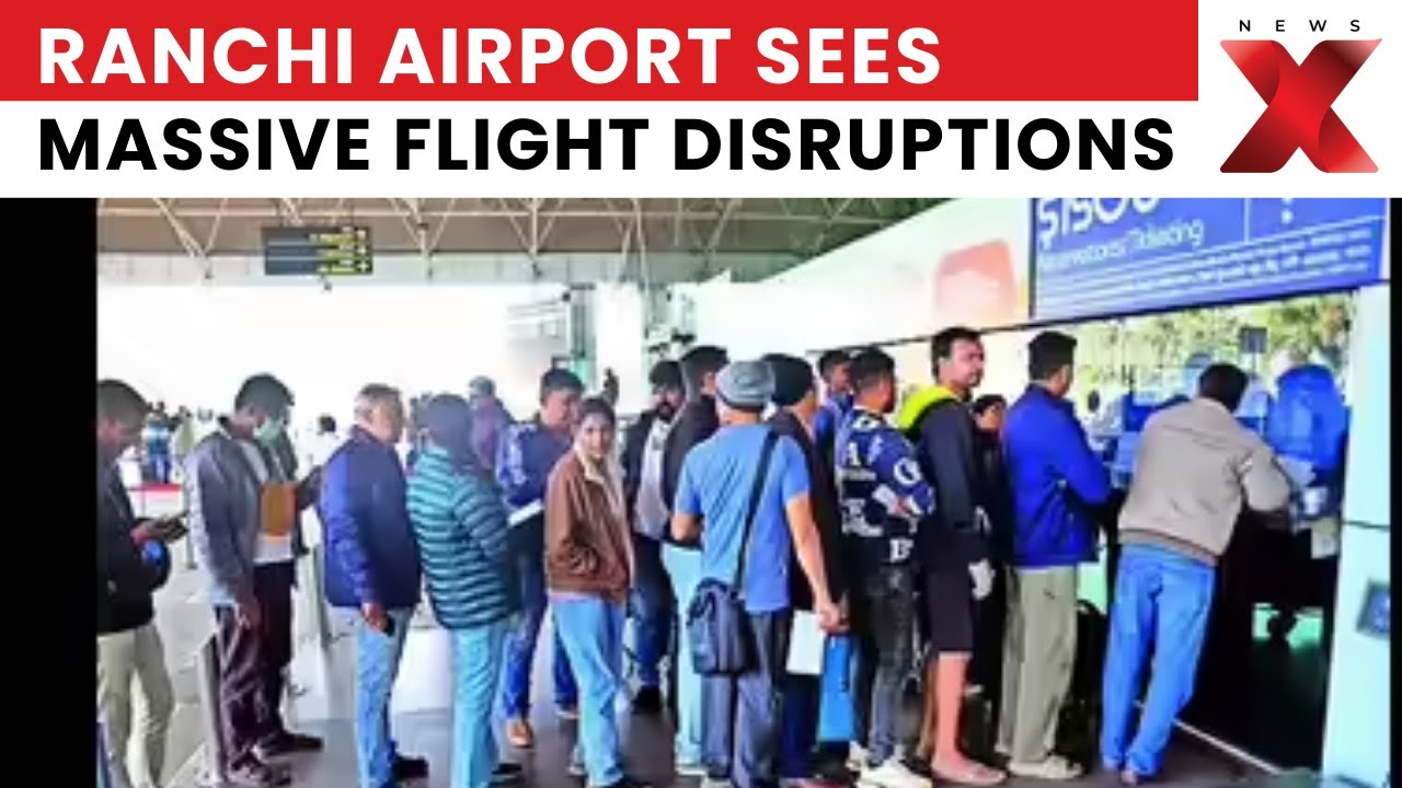 Ranchi Airport Chaos: Flights Cancelled, Delayed as Passengers Wait Helplessly for Updates