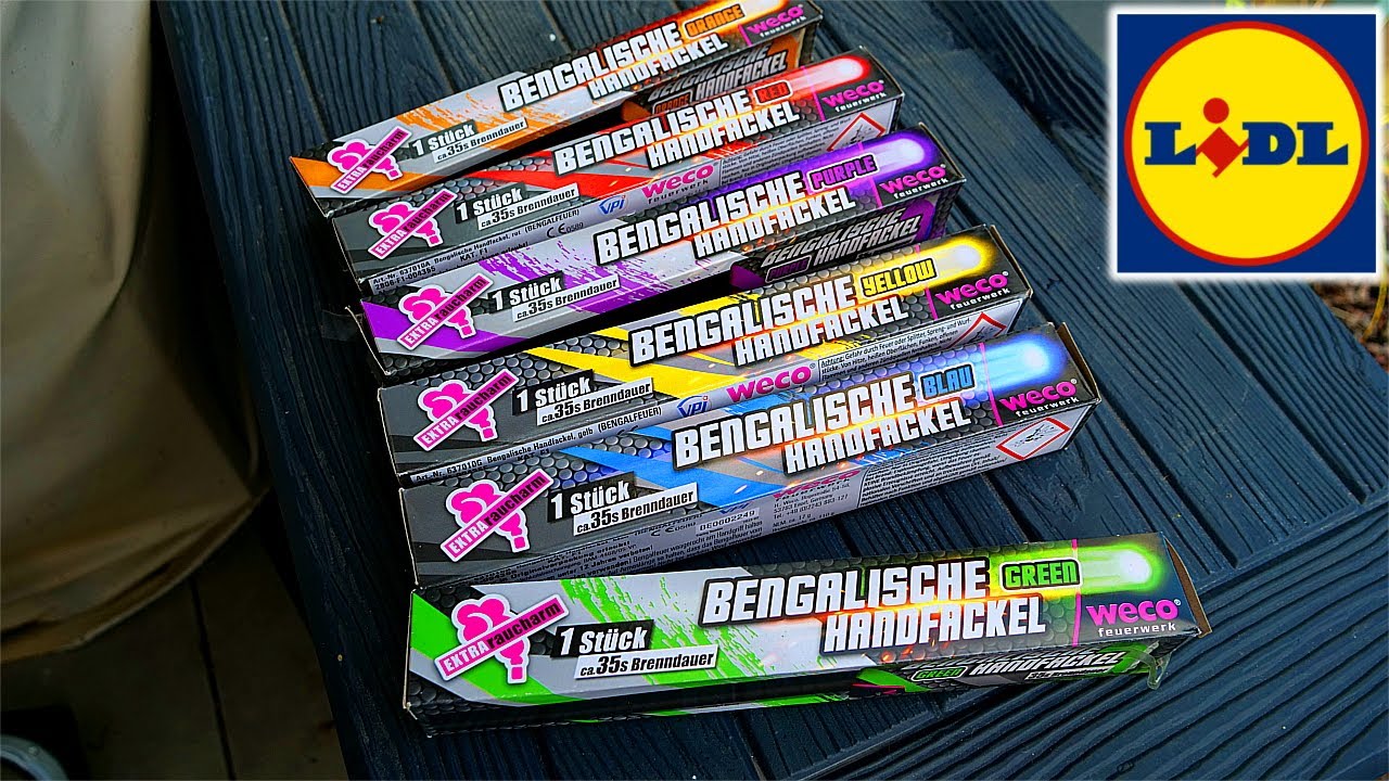 Alle Weco Bengalische Handfackeln | Je 2,99€ bei LIDL