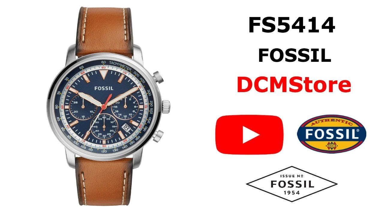 FS5414 Fossil Goodwin Chronograph Blue Dial