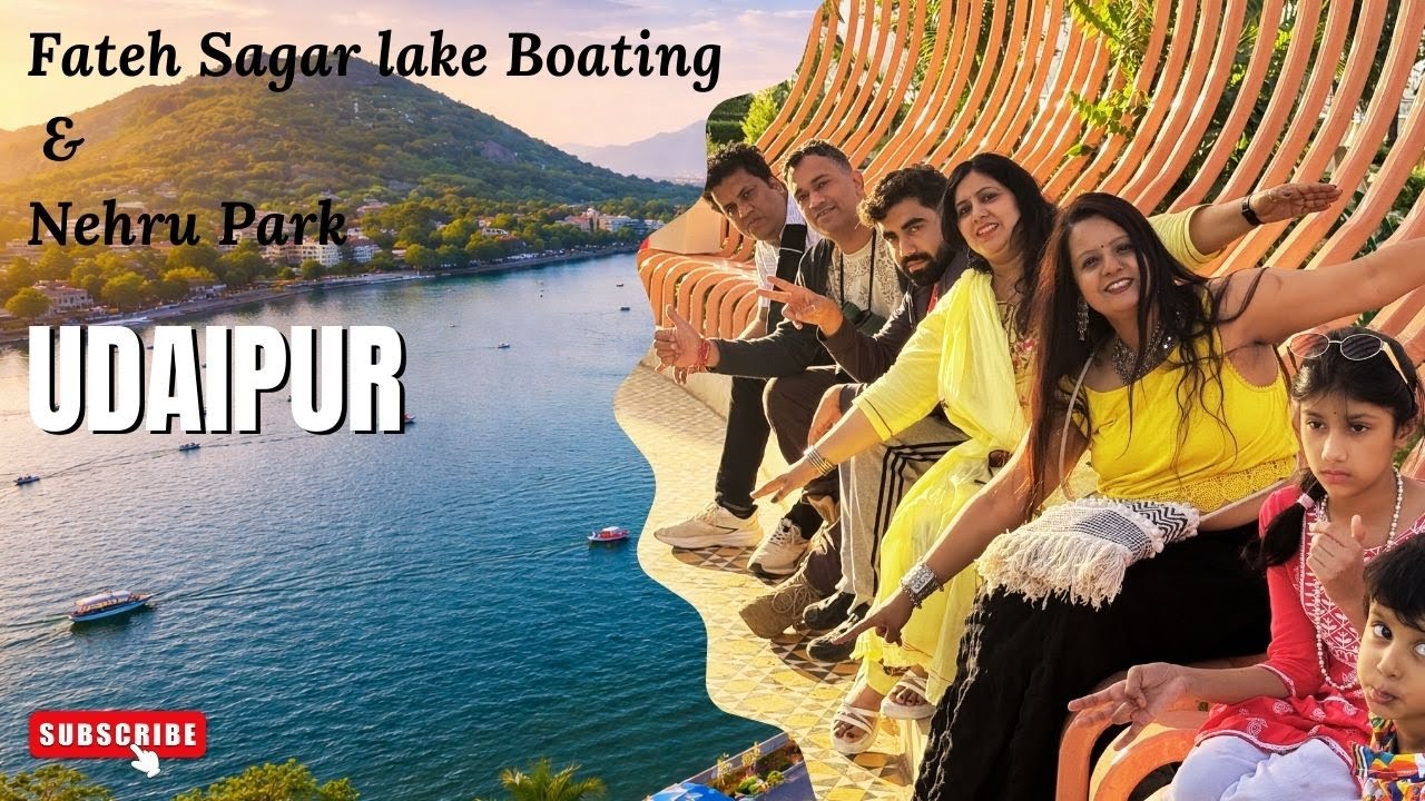 Fateh Sagar Lake Boating 🚤 | Nehru Park | Udaipur&rsquo;s Most Beautiful Spot
