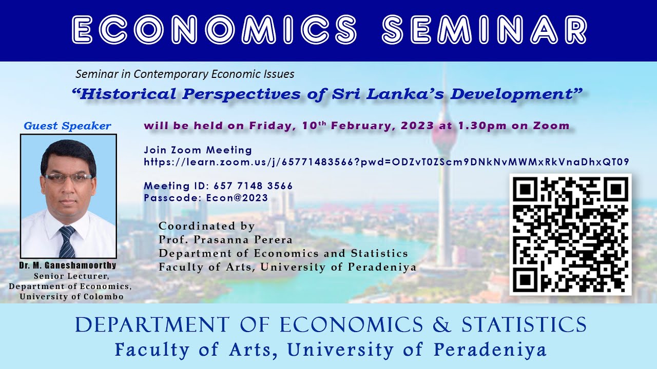 Seminar in Contemporary Economic Issues: 