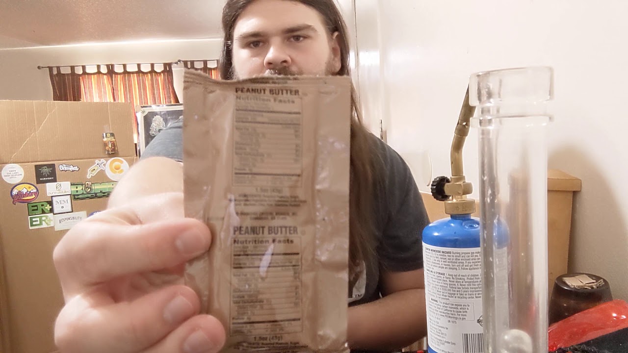 Random Stoner taste testing an M.R.E.