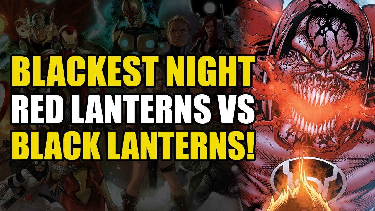 Red Lanterns vs Black Lanterns (Green Lantern Blackest Night Vol 3: Wrath of Atrocitus)