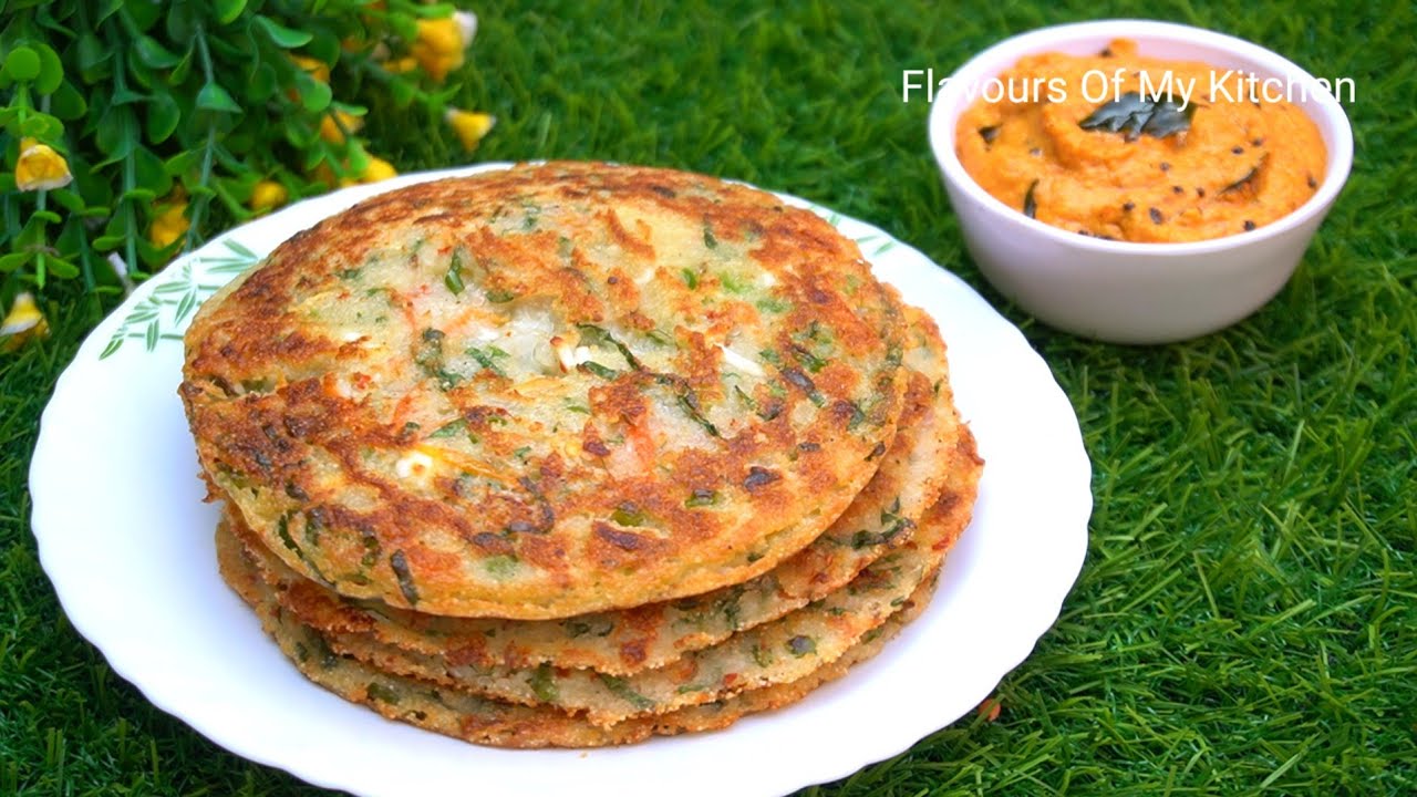 Poha Palak Rosti Recipe | सिर्फ़ 2 बूंद तेल में पोहा पनीर पालक से बनाए सुबह का टेस्टी नाश्ता चटनी भी