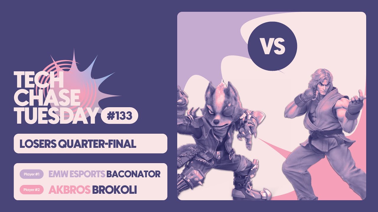 EMW Esports | Baconator (Wolf) vs Akbros | Brokoli (Ken) | Losers Quarters | Tech Chase Tuesday 133