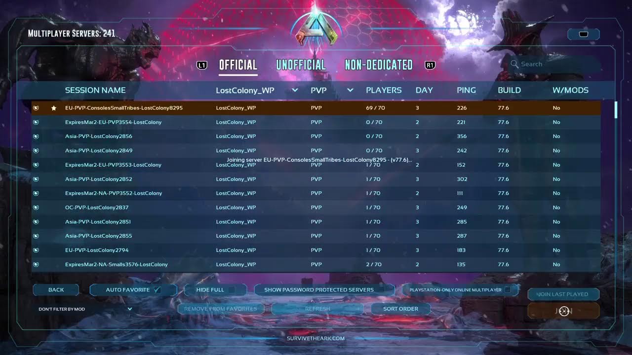 Ark Asa Solo Fresh start