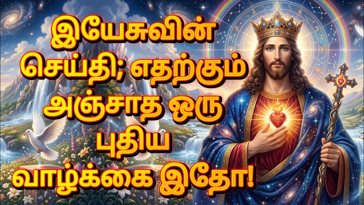 இயேசுவின் செய்தி; எதற்கும் அஞ்சாத ஒரு புதிய வாழ்க்கை இதோ! | Powerful Jesus Message Tamil தமிழ்