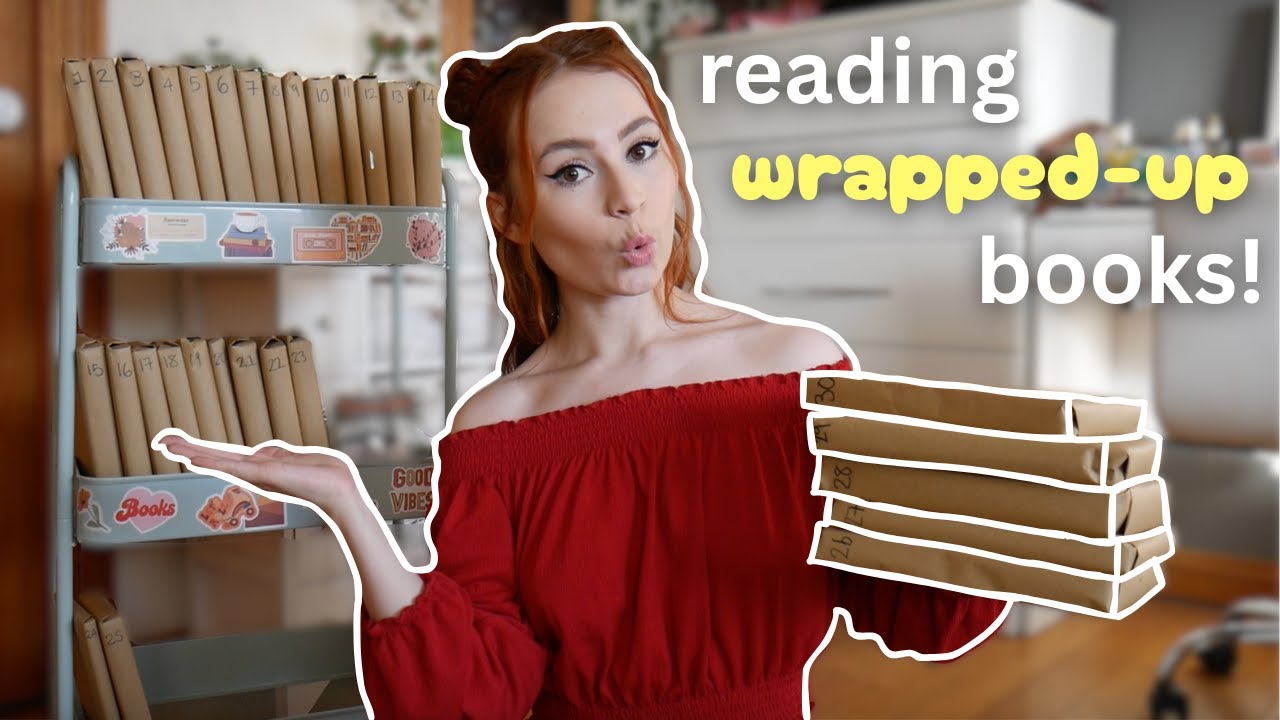 BLINDLY picking my TBR!! (reading wrapped up books)