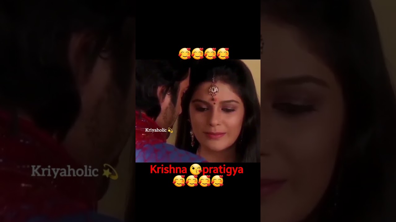 Krishna and pratigya 🥰love story 🥰🥰please subscribe my channel #trending#viral #shortvideo