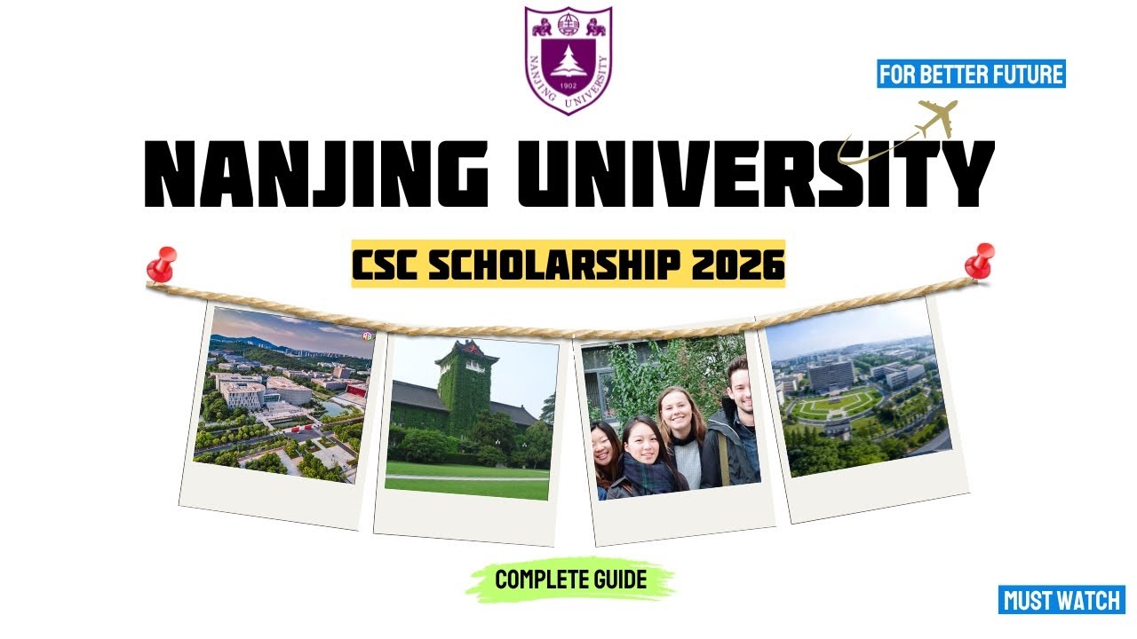 Nanjing University CSC 2026 | Fully Funded Chinese Government Scholarship | Step-by-Step Guide