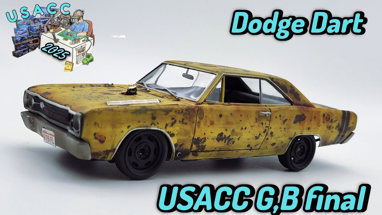 Revell 1968 Dodge Dart final review/usacc group build 2025