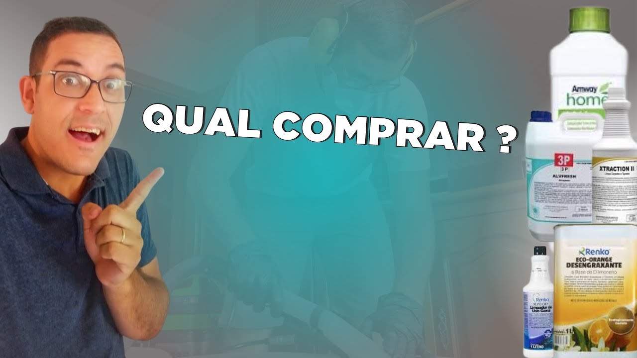 Quais PRODUTOS COMPRAR para trabalhar com LIMPEZA DE ESTOFADOS