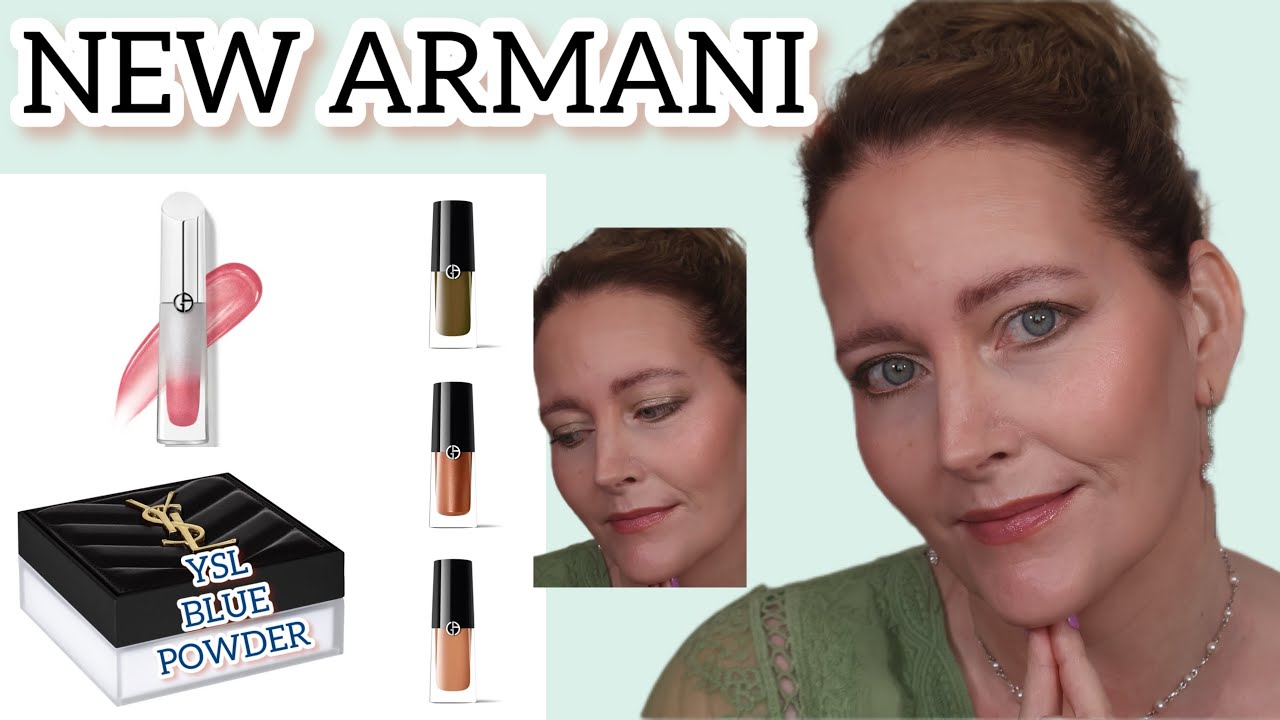 New Armani Prisma Glass Icy Plumpers & Eye Tints & YSL BLUE setting powder