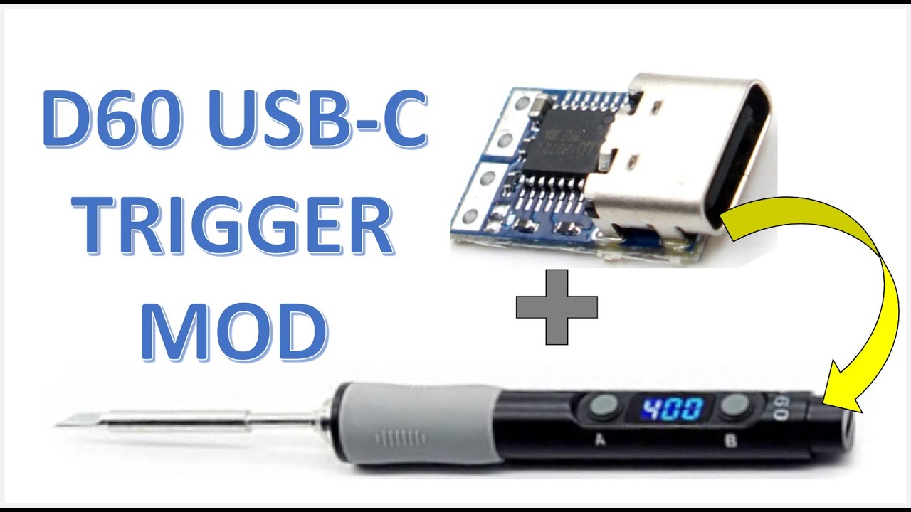 D60 soldering iron upgrade, real USB-C