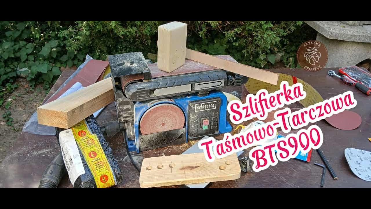 Scheppach BTS900 Szlifierka Taśmowo-tarczowa