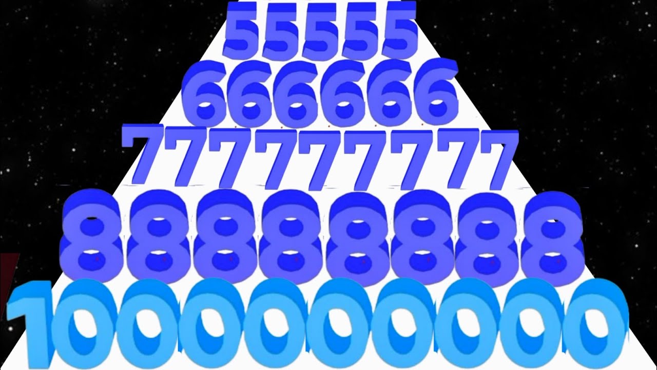 Merge Number Run Master vs Happy Cubes 2048 - New Update (NOOB vs PRO vs HACKER) All Max Level