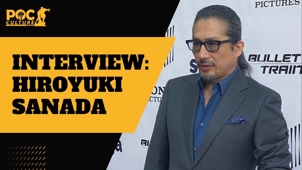 BULLET TRAIN | HIROYUKI SANADA Red Carpet Interview | POC Culture