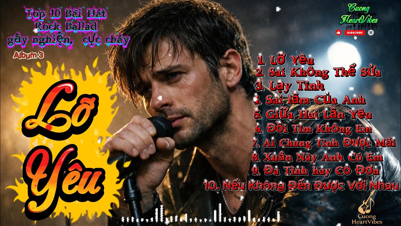 LỠ YÊU – Top 10 Rock Ballad Buồn Chạm Tim | Album Nhạc Rock Ballad Hay Nhất 2026 | CuongHeartVibes