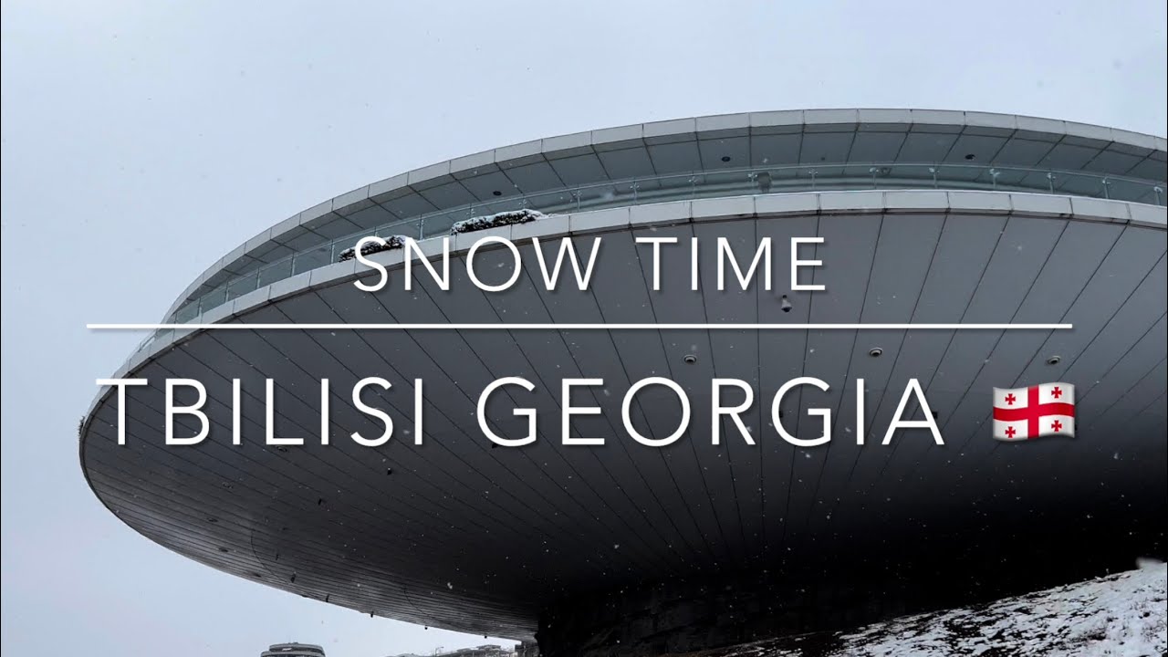SNOW TIME TBILISI GEORGIA 🇬🇪 #tbilisi #georgia #snow