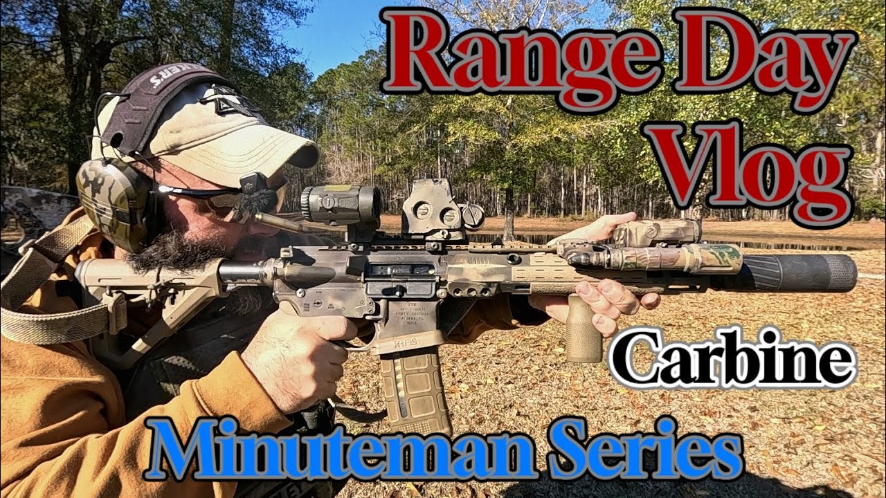 Range Day Vlog, Minuteman Series:Carbine. AR-15 Shoot Feat; SOLGW, Rosco Mfg, and PWS.