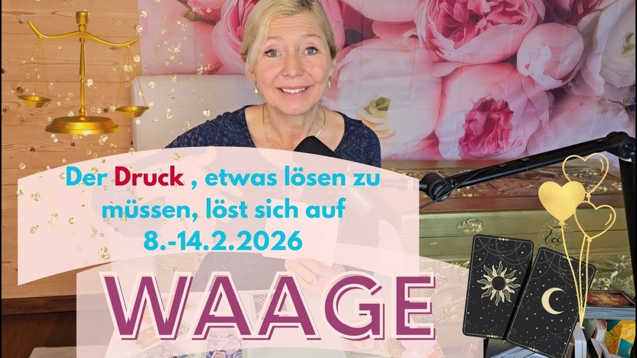 Waage - Der DRUCK  löst sich auf😊💖🌹💎 08.-14.02.2026