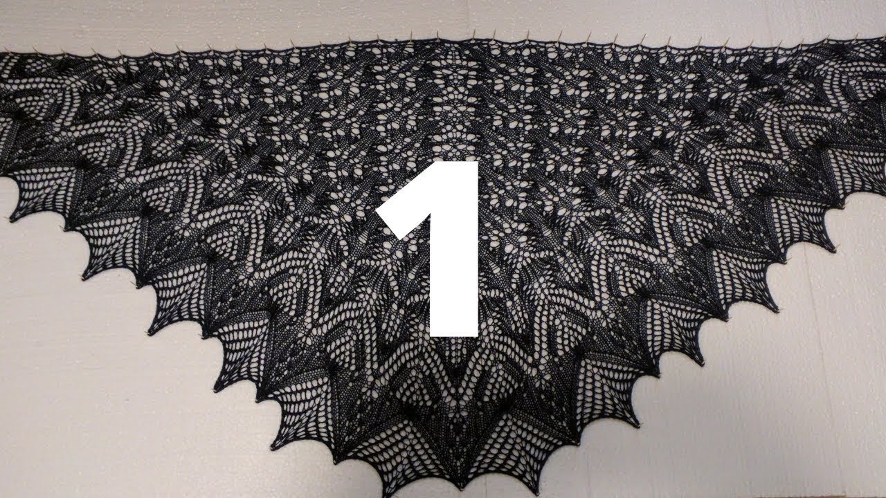 Triangular Lace Shawl / Part 1