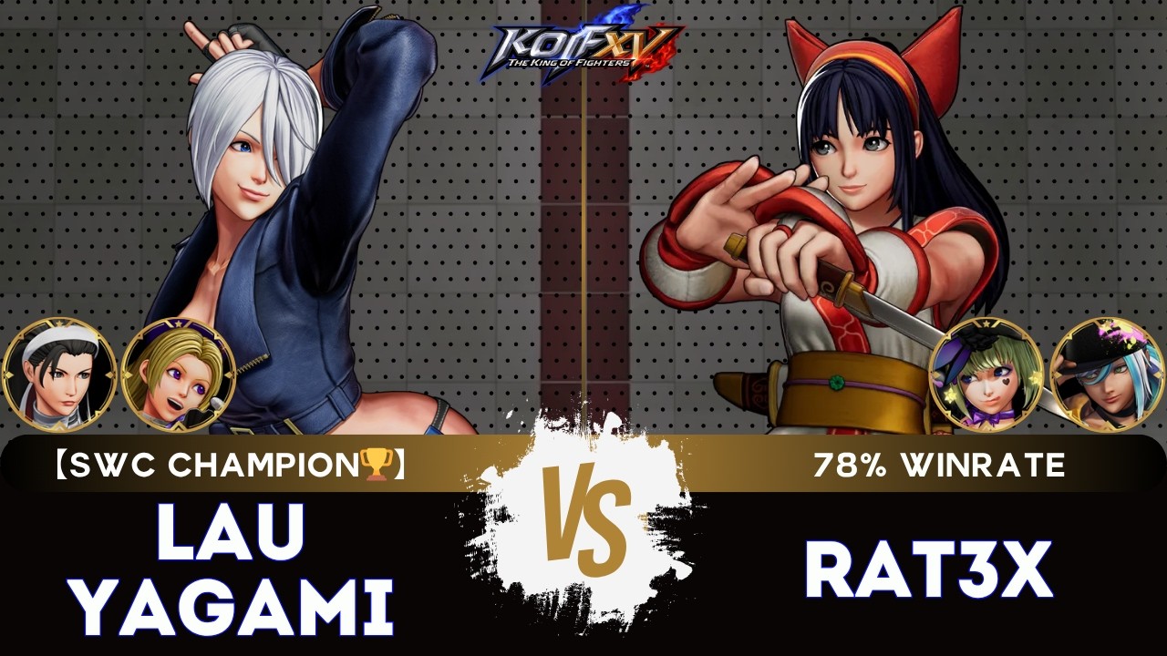 KOF XV ▰ LAUYAGAMI (&Aacute;ngel/Hinako/Chizuru) 🆚 RAT3X (Sylvie/Nakoruru/Isla)🎞️Replay Match - Part 3
