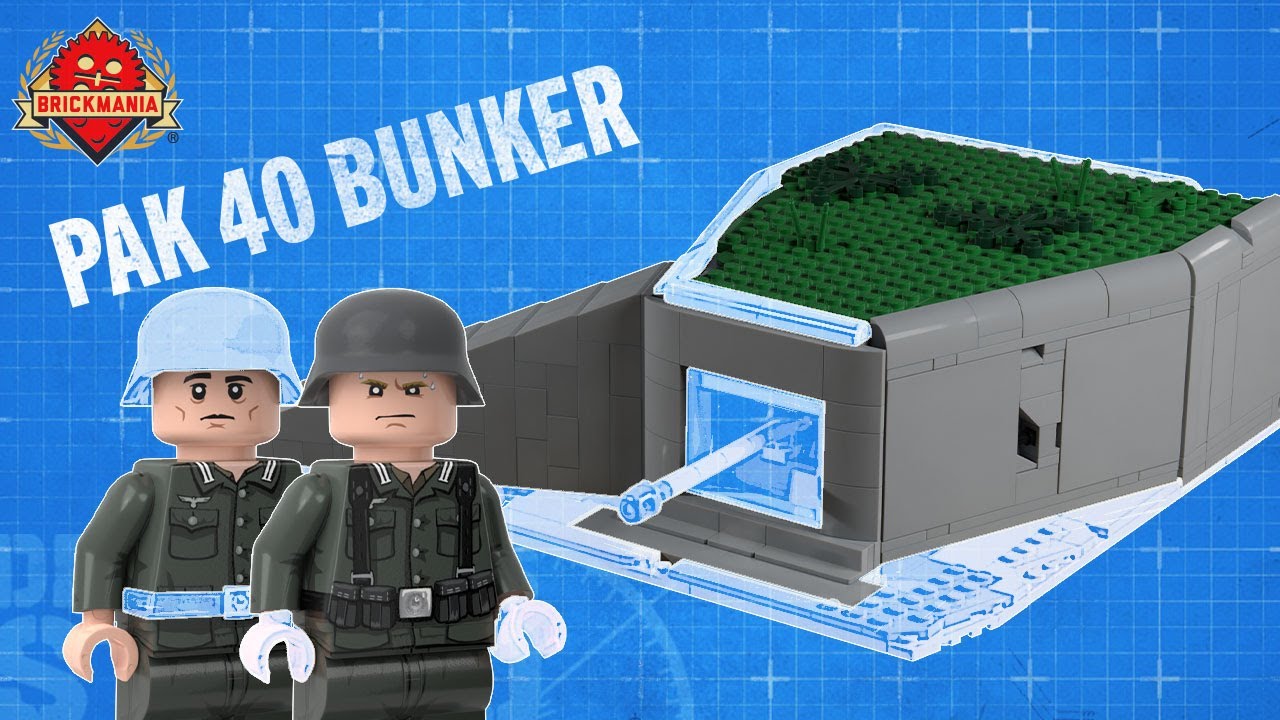 Normandy Pak 40 Bunker - Brickmania Designers Studio