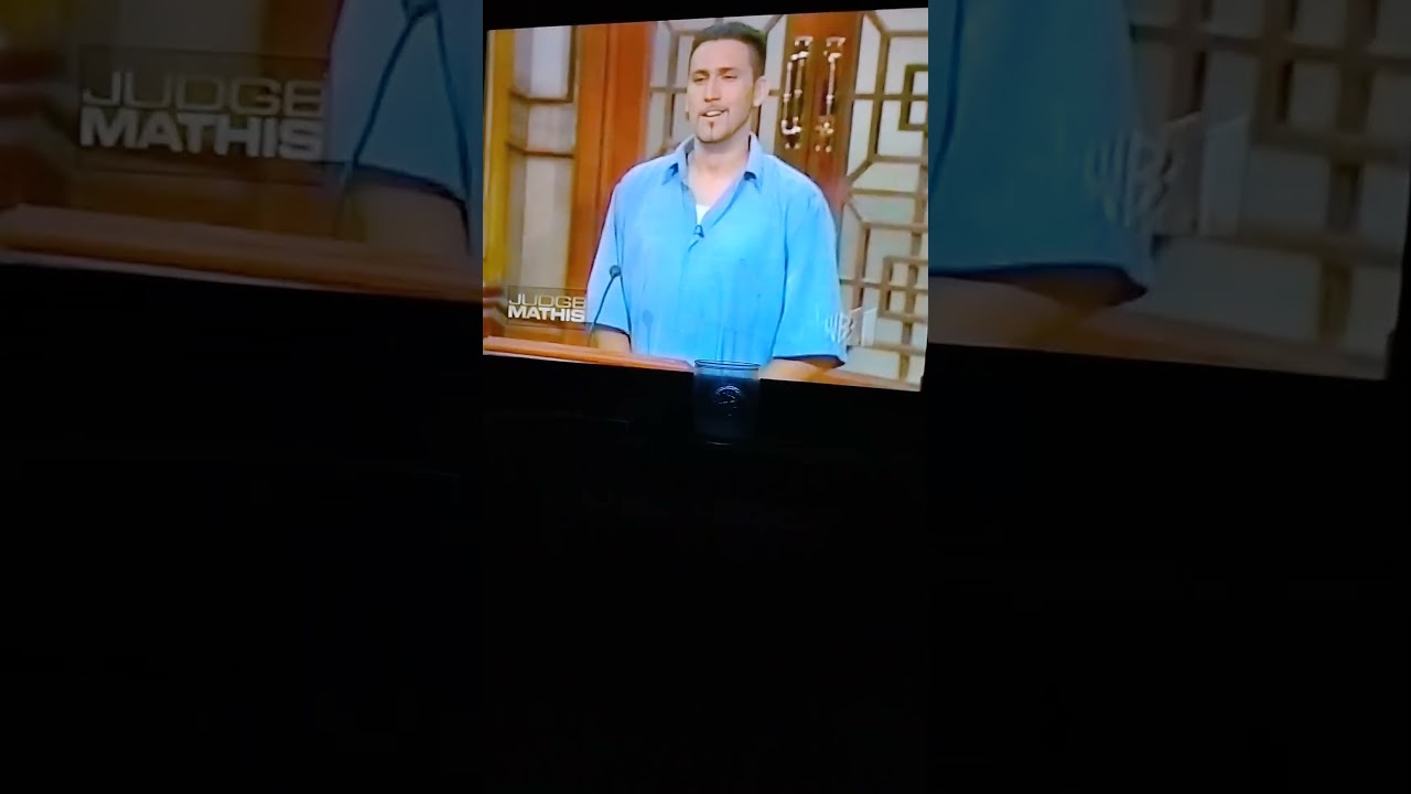 judge Mathis 2005 when he walks around I'll be back with his session he said thank you in 2005