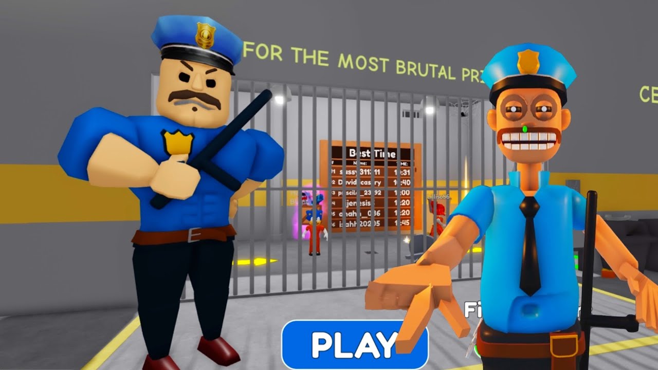 Can I Escape PRISON BORRY BREAKOUT?! (OBBY)