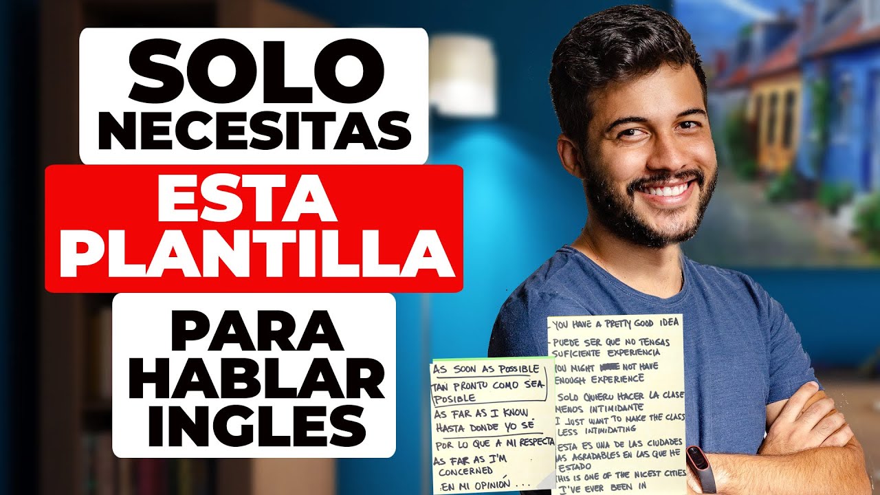 Solo Tienes que Memorizar Esta Plantilla Para HABLAR INGLES EN 1 HORA