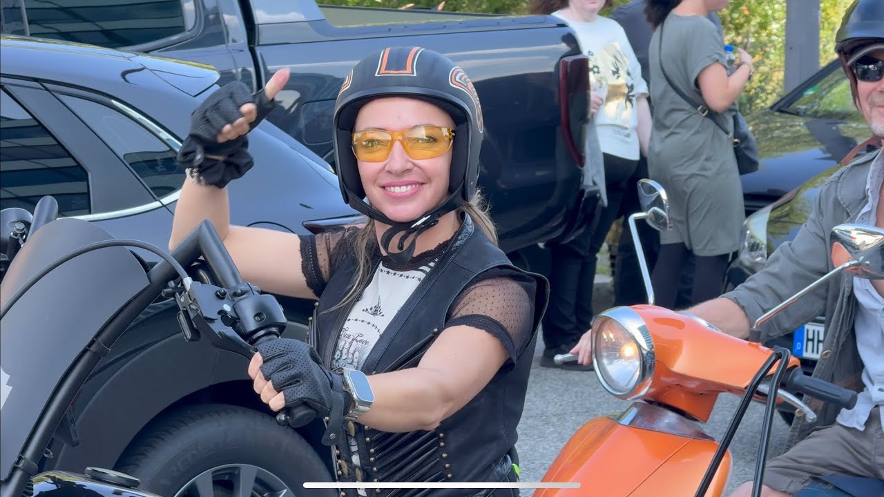 Harley Rider, Hamburg, Germany, 2025, Part  3 in 4 K #harley  #custom #harleydavidson