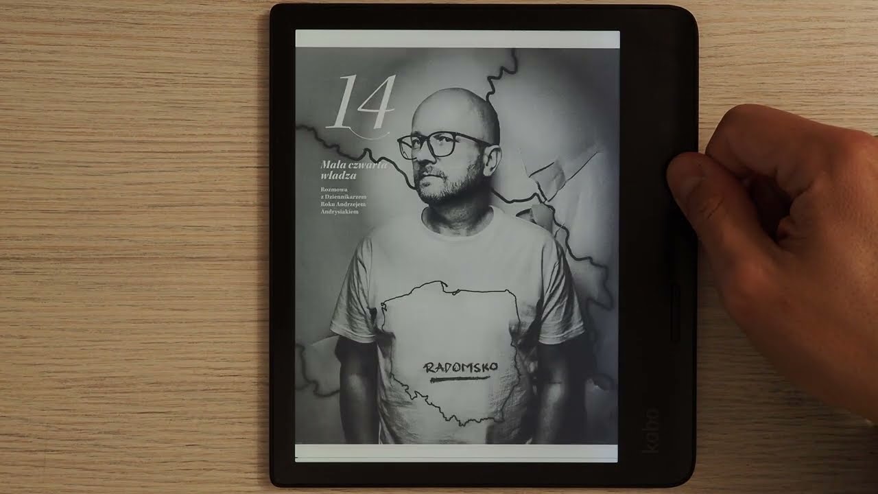 Plik PDF na Kobo Sage (dwumiesięcznik Press)