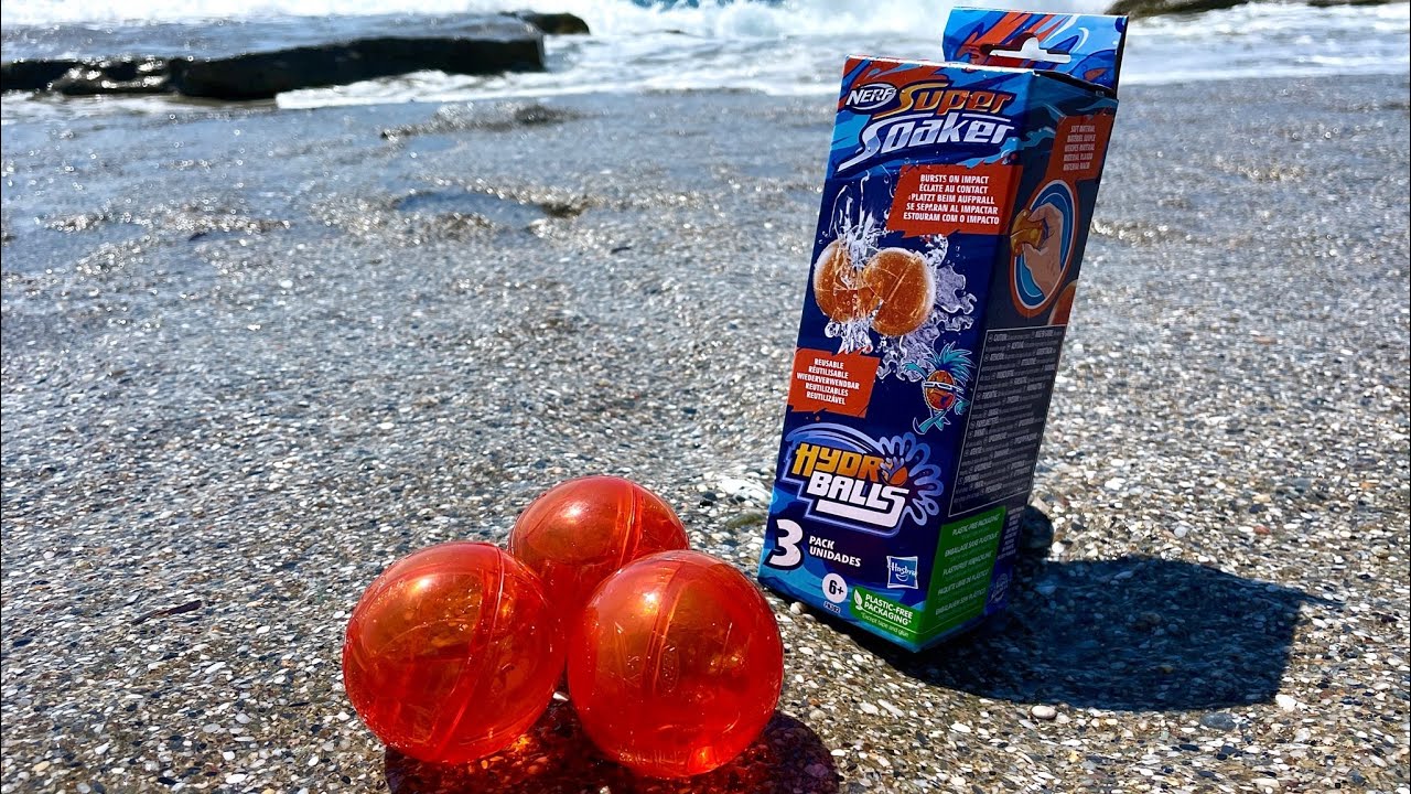 New Nerf Super Soaker Hydro Balls! Unboxing and Review.