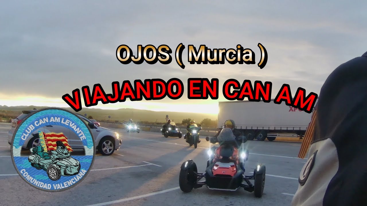 VIAJANDO EN CAN AM SPYDER RT # 318   OJOS  ( Murcia )