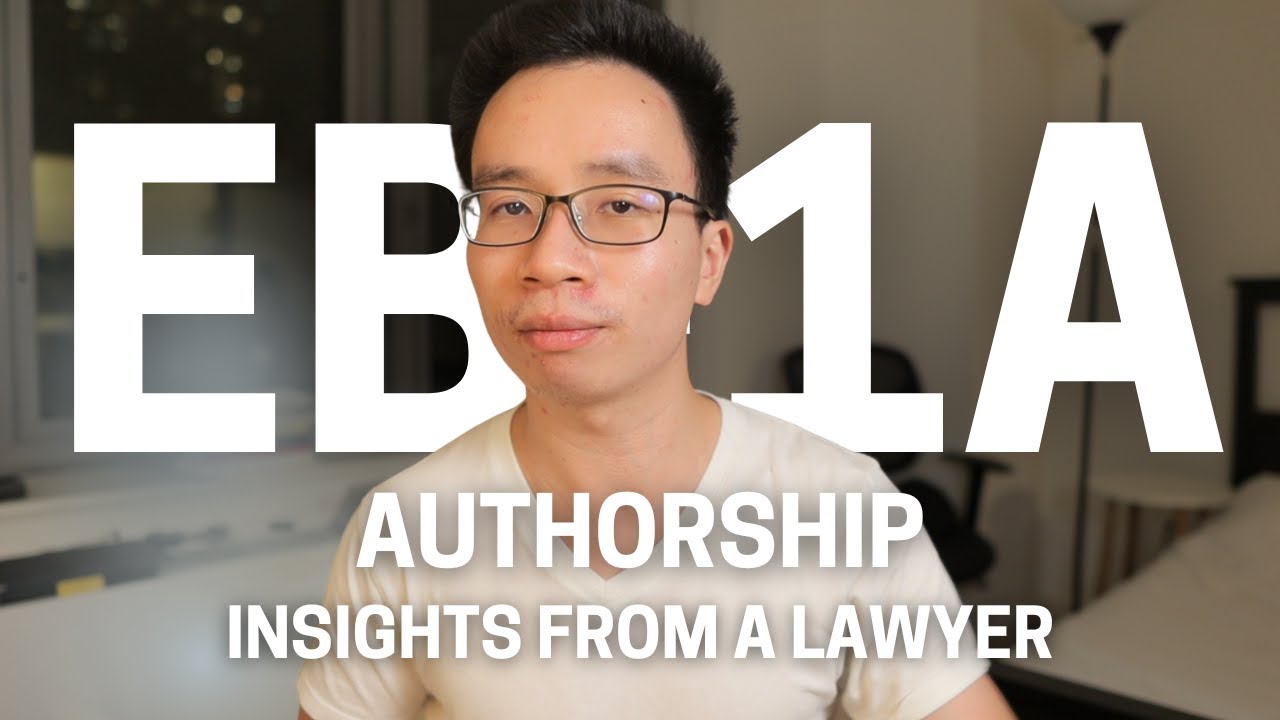immigration lawyer REACTS to EB1A authorship question