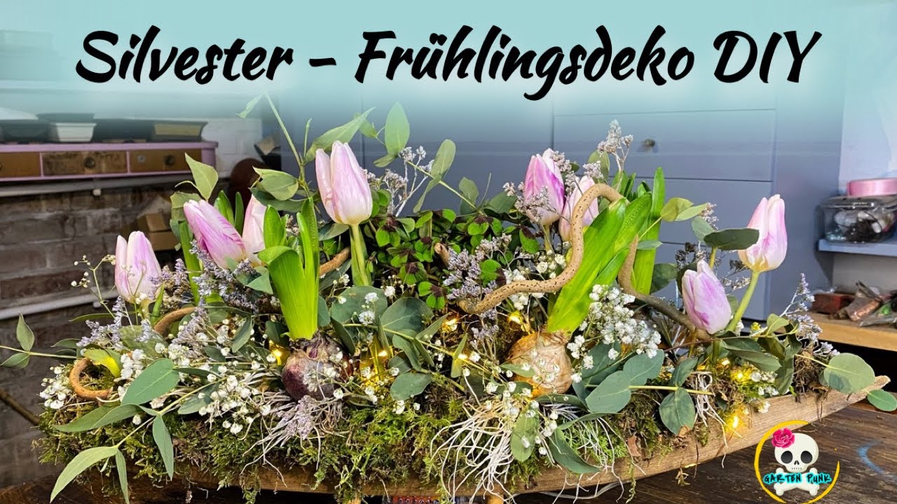 SILVESTER - FRÜHLINGSDEKO - Frühlingsdeko einfach selber machen