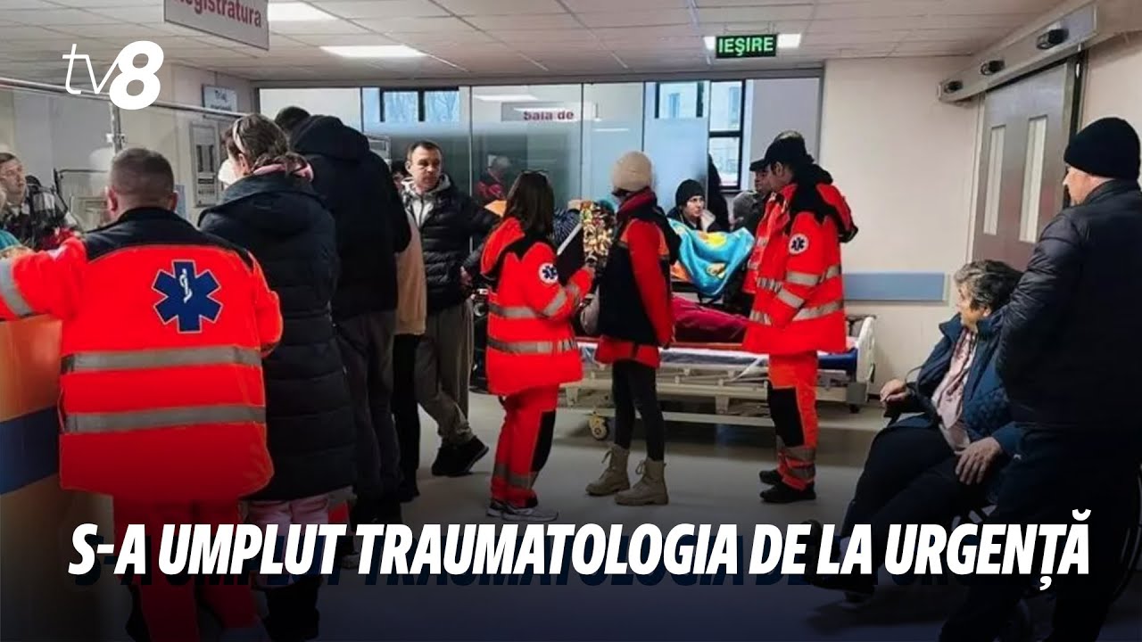 Traumatologia din Chișinău supraaglomerată după val de urgențe