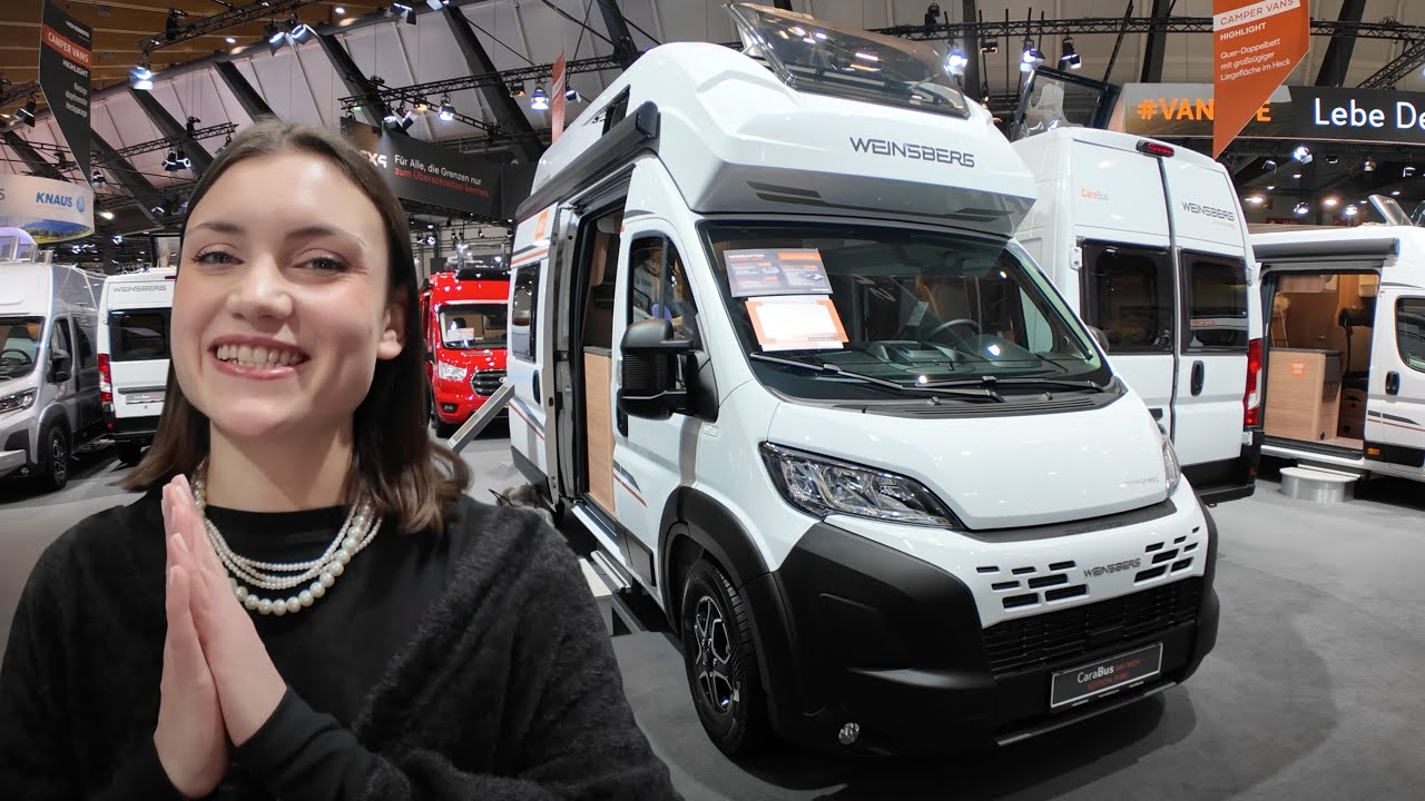 NEUES Campervan WOHNMOBIL 2025: Weinsberg Carabus600 MQH und 600 DG Stehh&ouml;he 2,38 m!