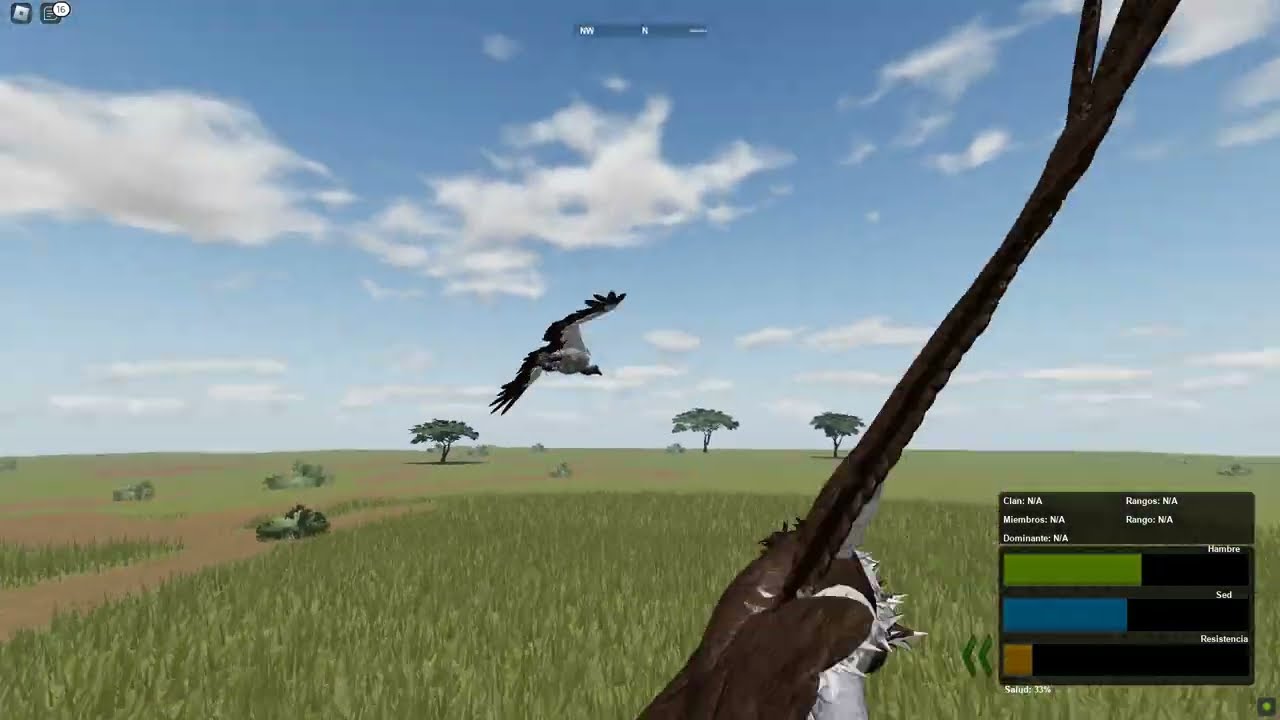 #1 Sobrevive a la implacable naturaleza |El Buitre | WILD SAVANNA |Roblox Gameplay