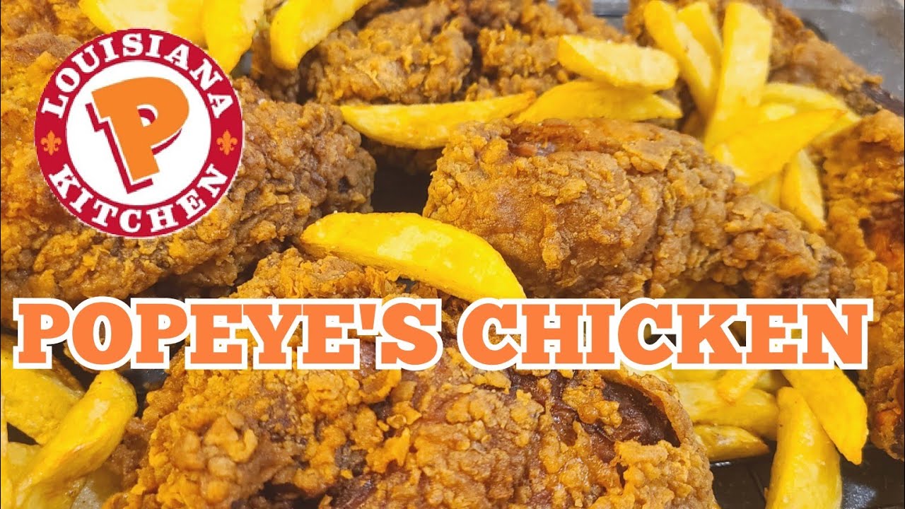 POPEYE'S SPICY FRIED CHICKEN - POPEYE'S SECRET RECIPE - DIY