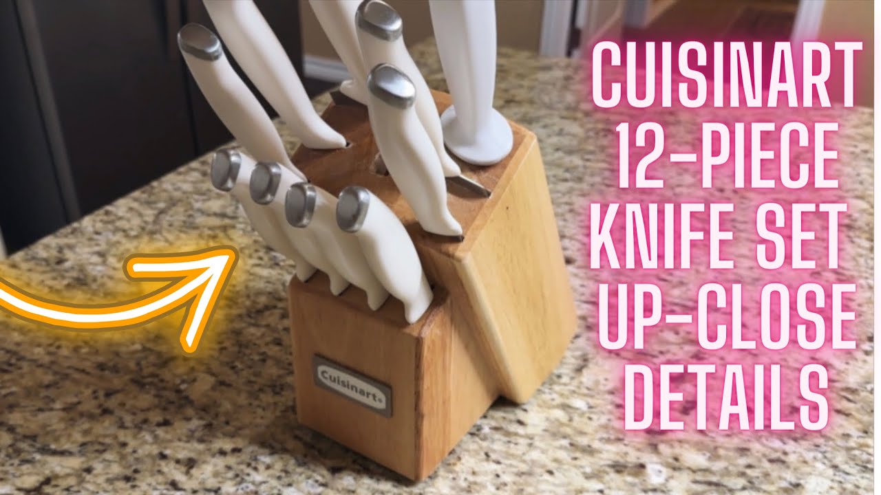 Cuisinart 12 Piece Knife Set CLOSE UP DETAILS