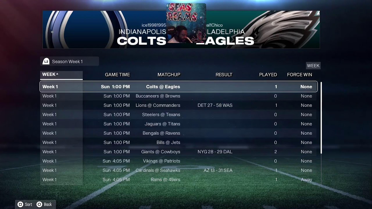 MADDEN 26 💯 !!! CTE FRANCHISE WK 1 VS LIONS
